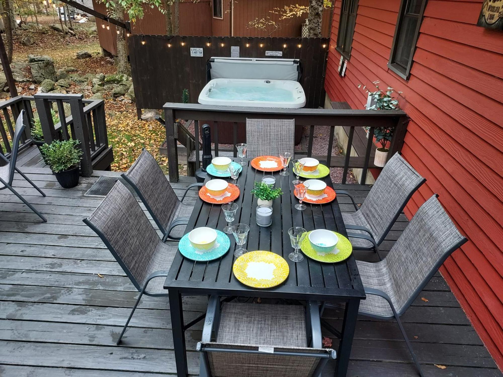 Chalet Renovated Near Casino, Camelback , Kalahari 4Bdrms Firepit Hot Tub Game Room Tobyhanna Exteriör bild
